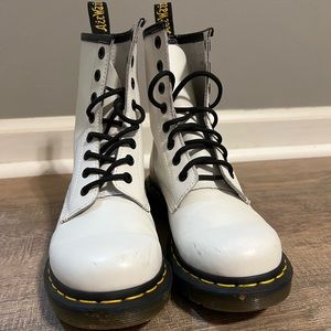 White Dr. Martens